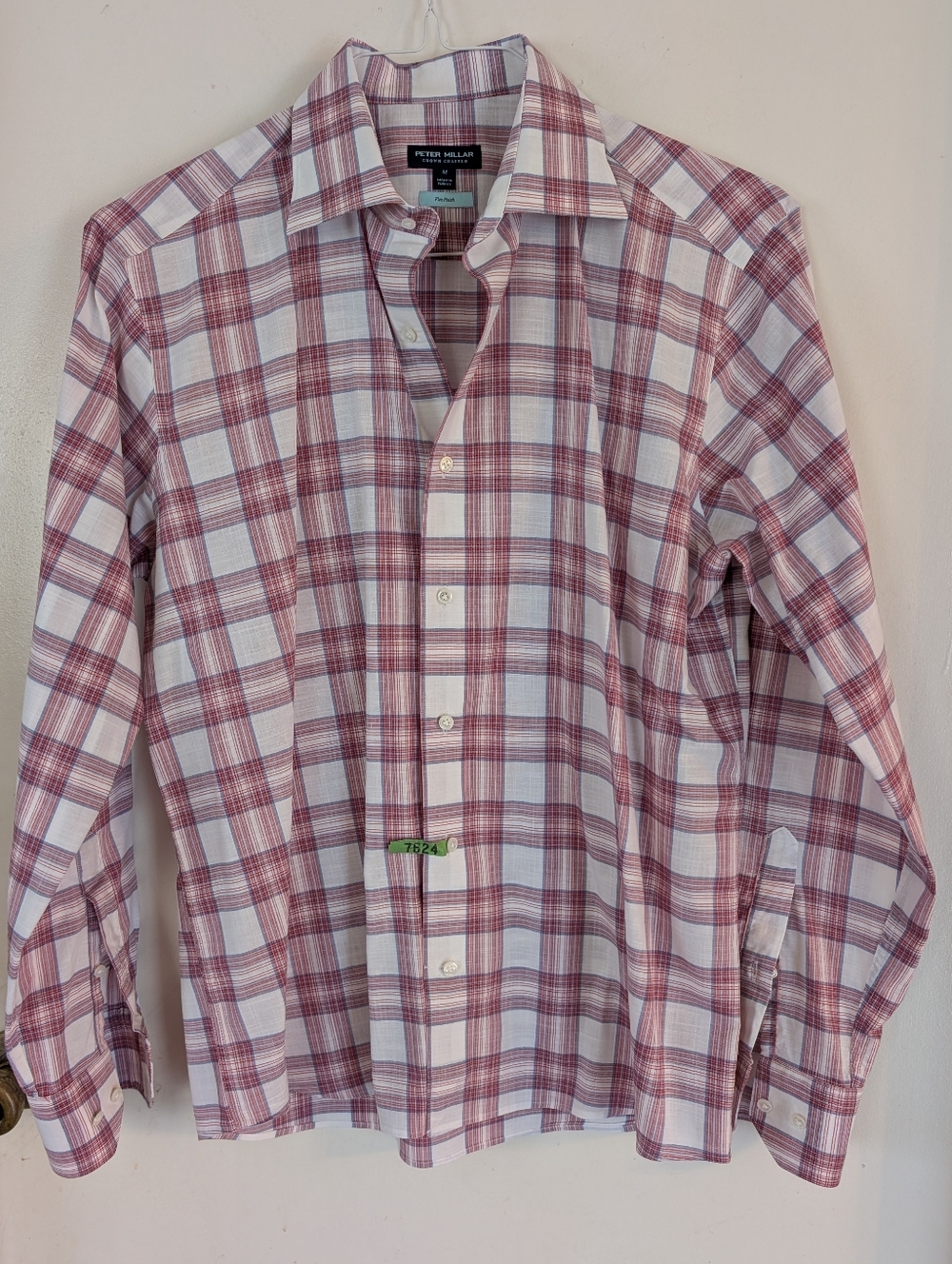 Pete Millar Crown Crafted Flex Finish Long Sleeve Button Up Med